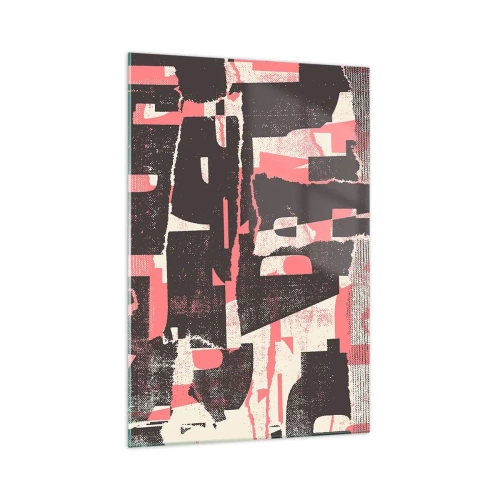 Billede på glas - Al trængsel og travlhed - 70x100 cm