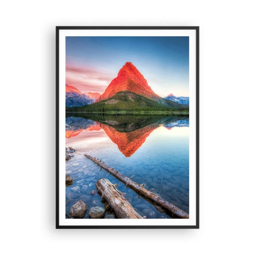 Plakat i sort ramme - Varme og kulde - 70x100 cm