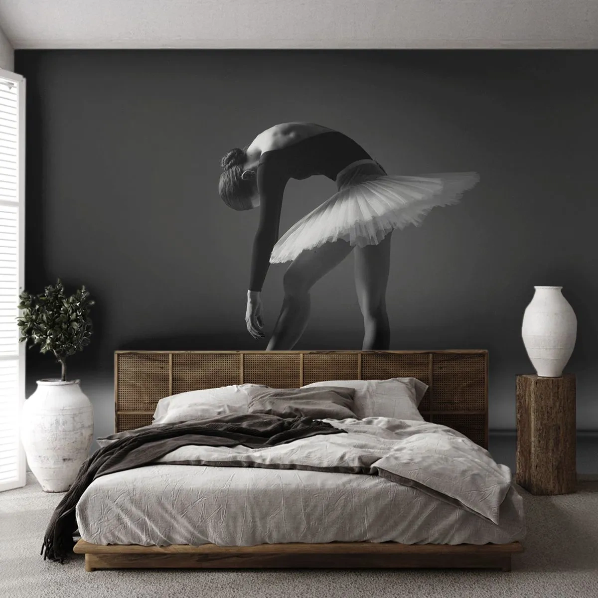 Fototapet Premium Sand - Bella balerina - Ballerina, Ballet, Dans - 100x70 cm