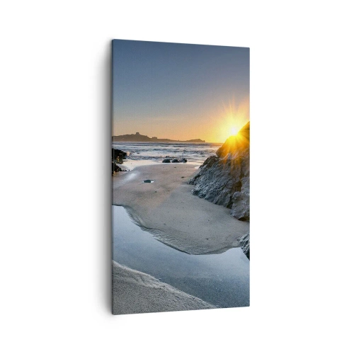 Lærredstryk - Billede på lærred - Uberørt af menneskehånd - 45x80 cm