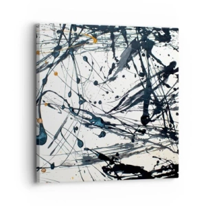 Lærredstryk - Billede på lærred - Ekspressionistisk abstraktion - 30x30 cm