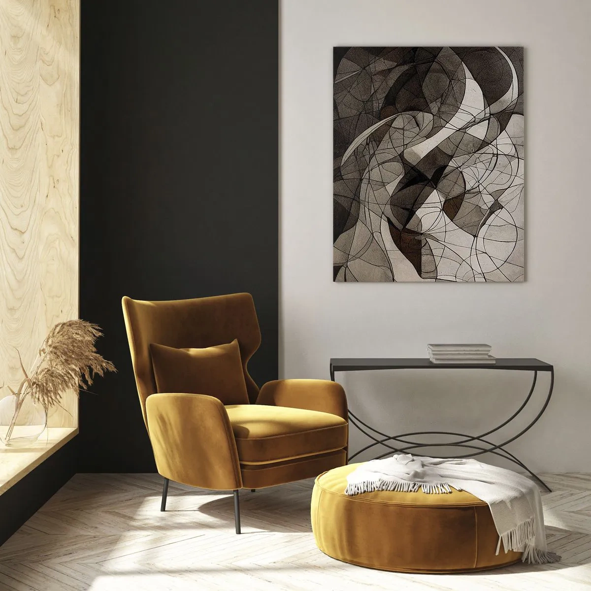 Billede på glas - Cirkulation af jordens farver - 50x70 cm