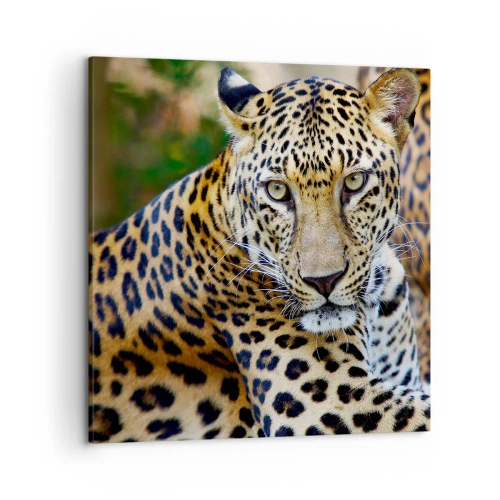 Lærredstryk - Billede på lærred - Vild og rolig - 50x50 cm