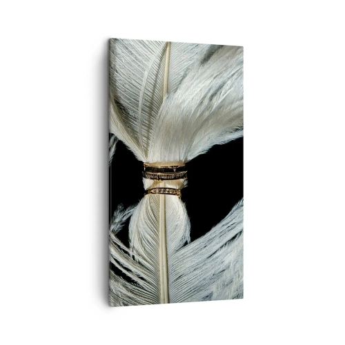 Lærredstryk - Billede på lærred - ...og jeg vil ikke forlade dig... - 45x80 cm