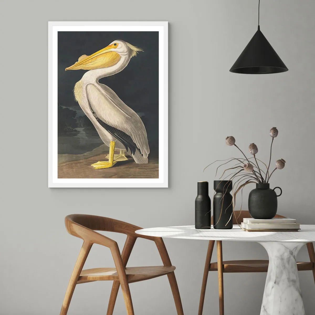 Plakat i hvid ramme - Fuld af stolthed - 70x100 cm