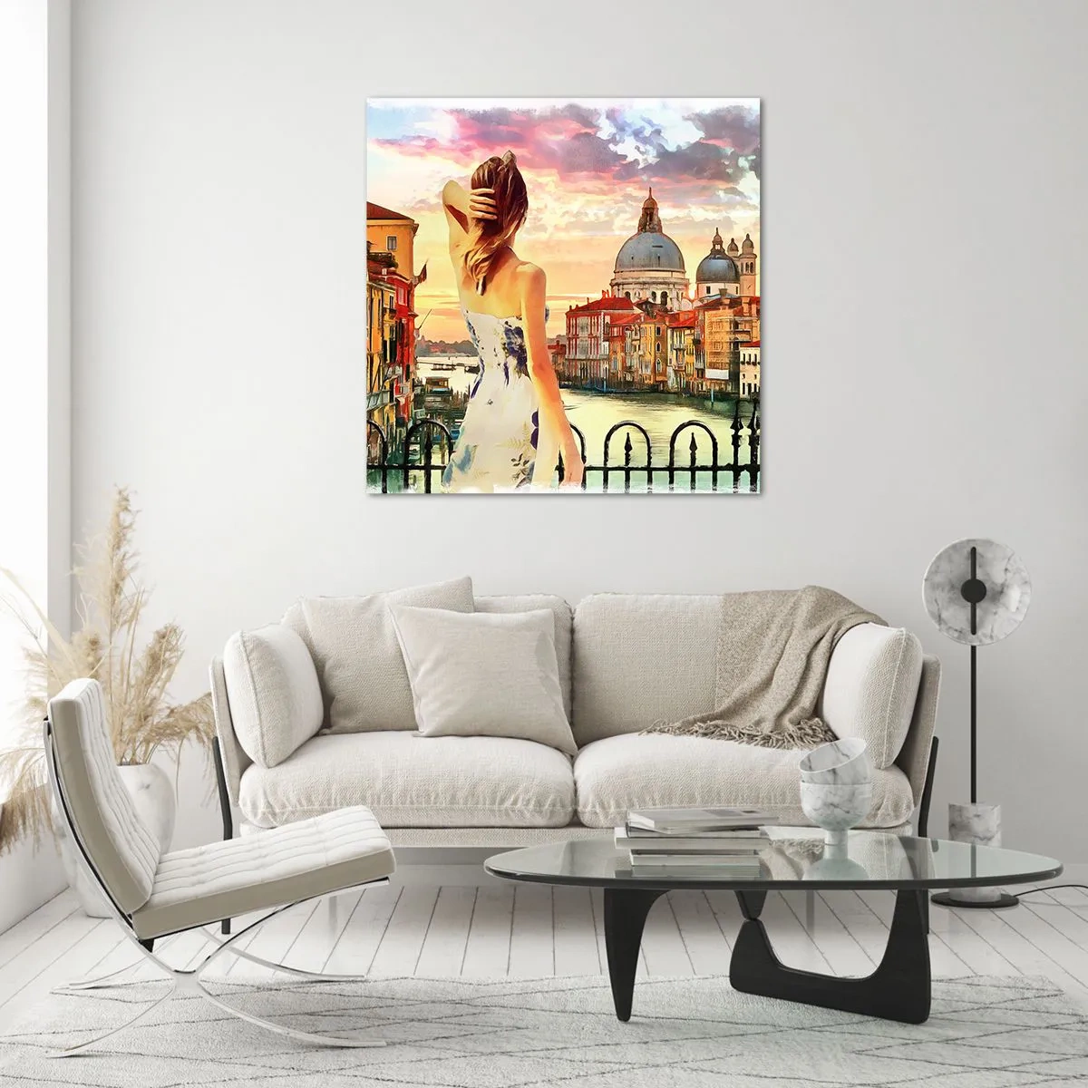 Billede på glas - Når det drejer sig om eventyr, er det kun i ... - 40x40 cm