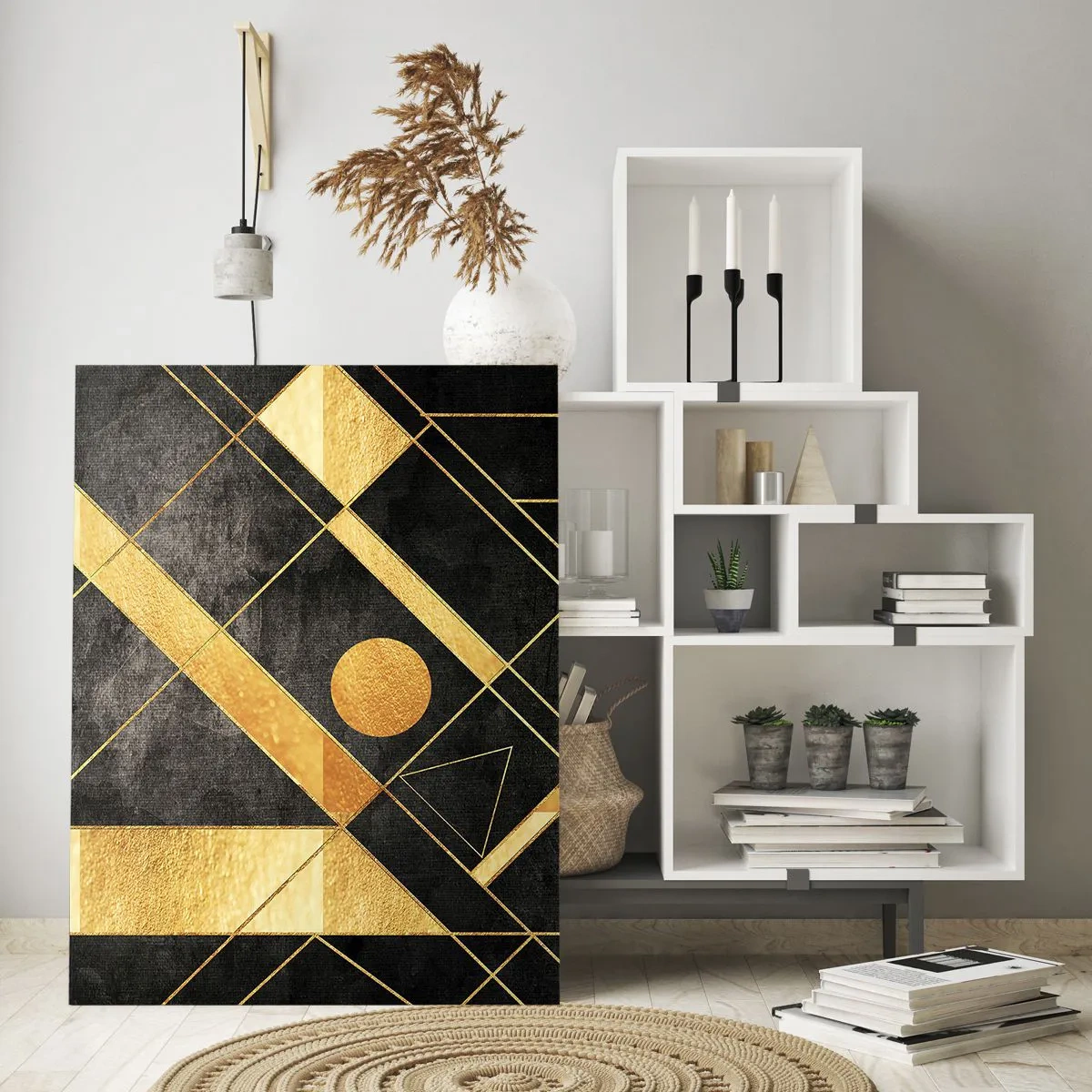 Billede på glas - Ørkenens sol - 50x70 cm
