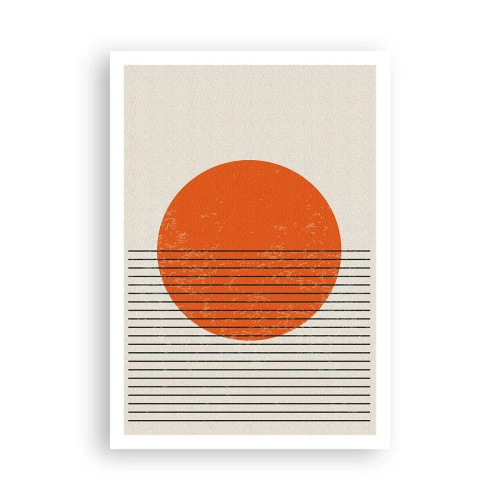 Plakat - Altid solen - 70x100 cm