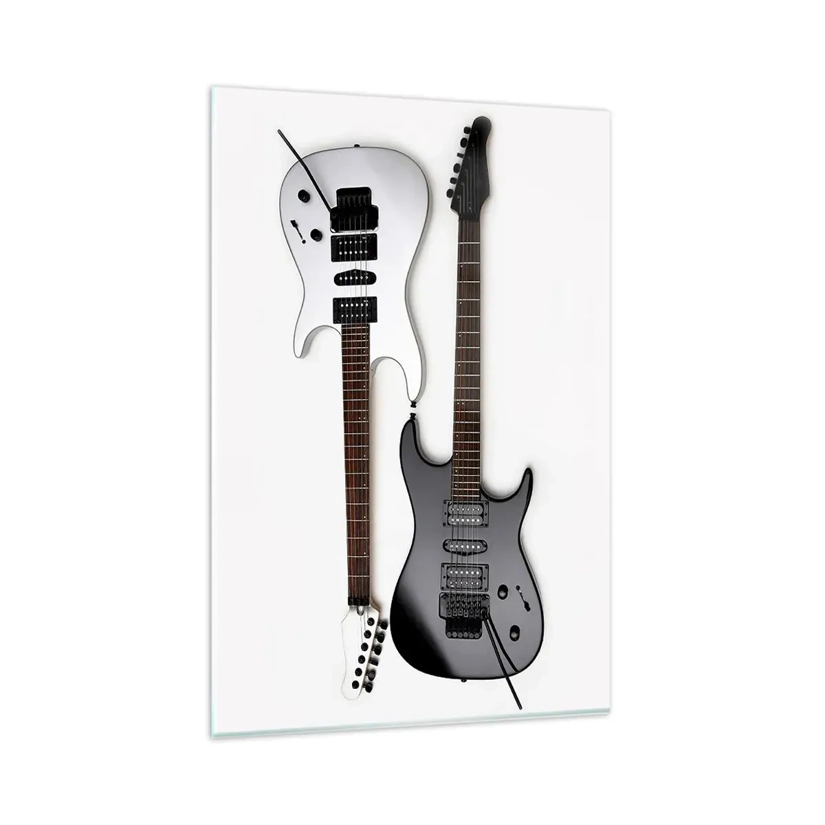 Billede på glas - Harmoni af former - 80x120 cm