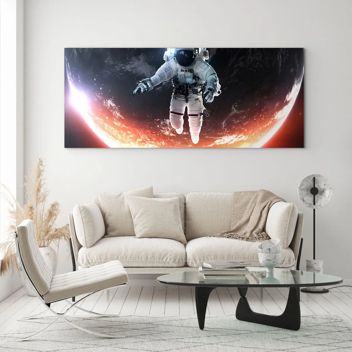 Billede på glas - Må jeg blive lidt længere? - 90x30 cm