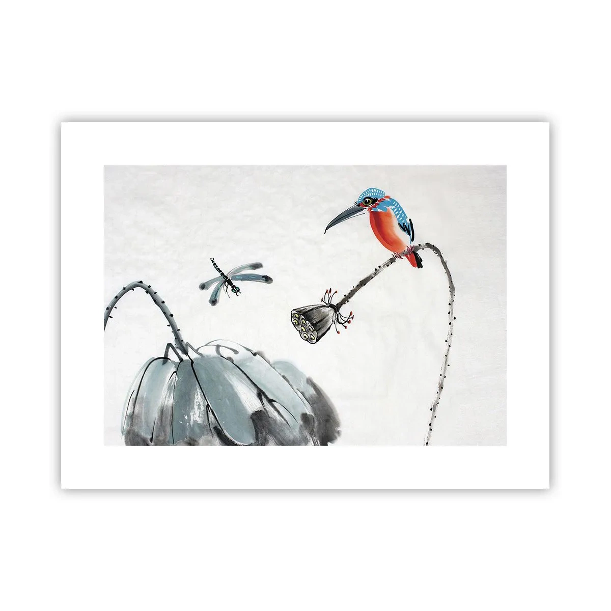 Plakat - Engenes liv - 40x30 cm