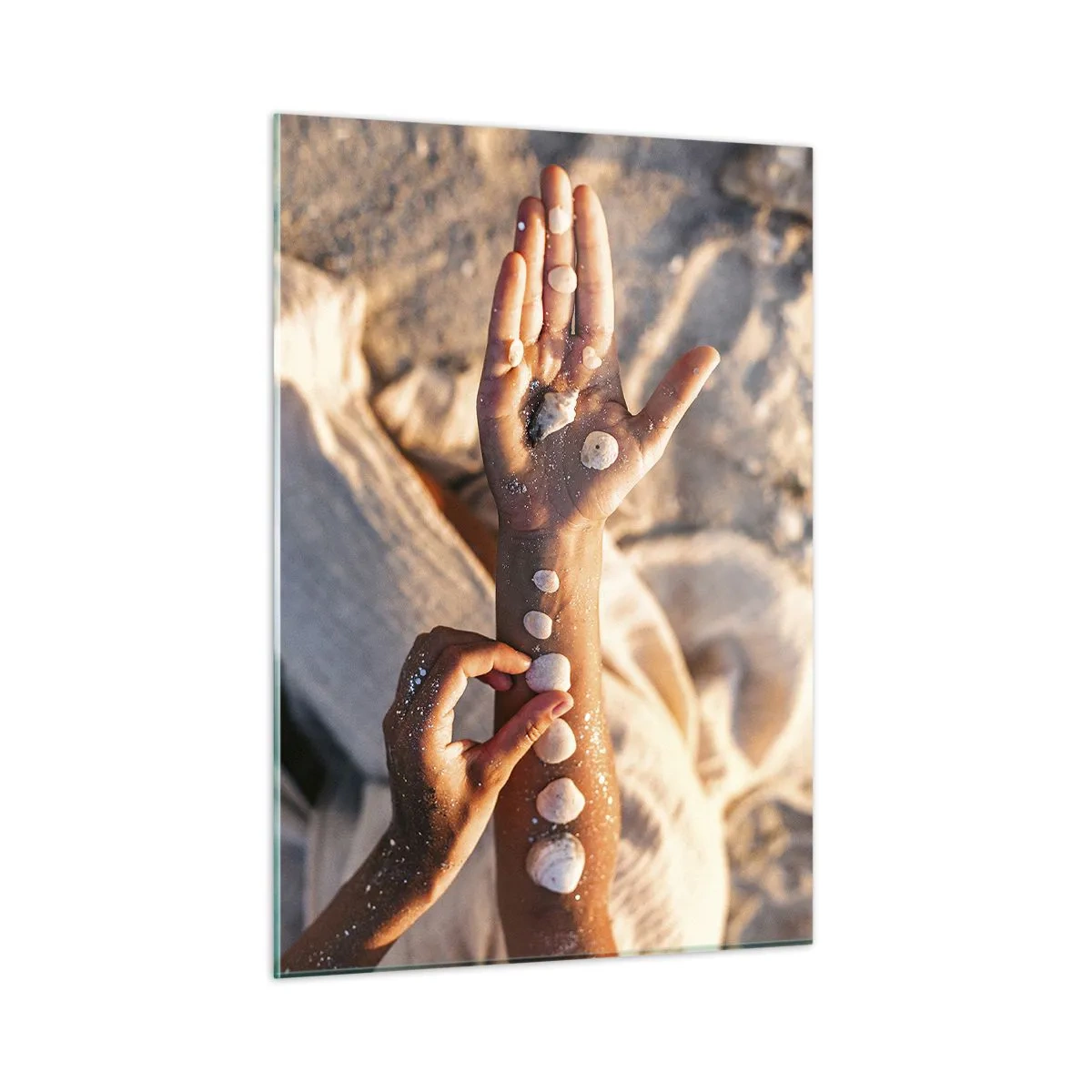 Billede på glas - Skønhed inden for rækkevidde - 50x70 cm