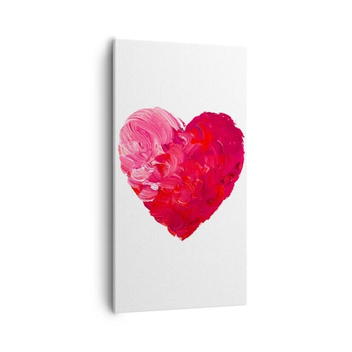 Lærredstryk - Billede på lærred - All you need is love - 55x100 cm