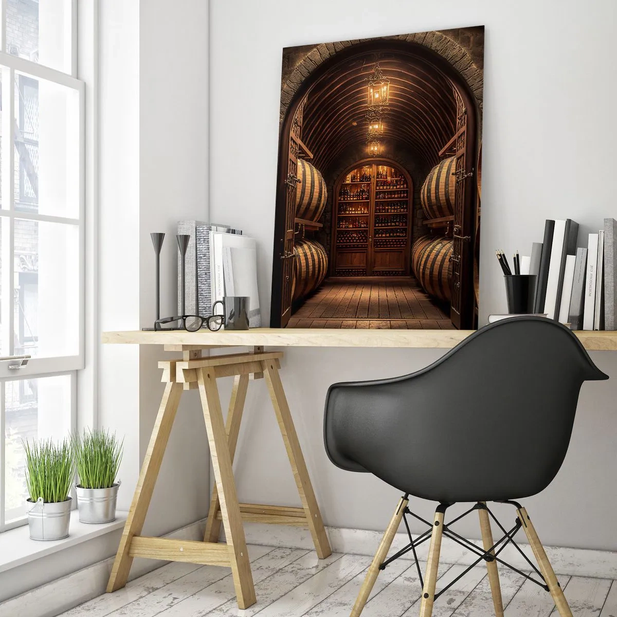 Billede på glas - Atmosfærisk kælder - 50x70 cm