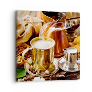 Lærredstryk - Billede på lærred - Hav en dejlig dag! - 40x40 cm