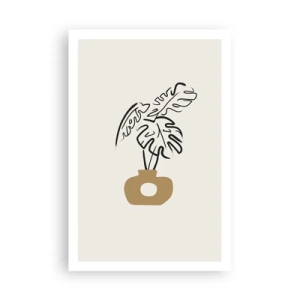 Plakat - Monstera - udsmykning af huset - 61x91 cm