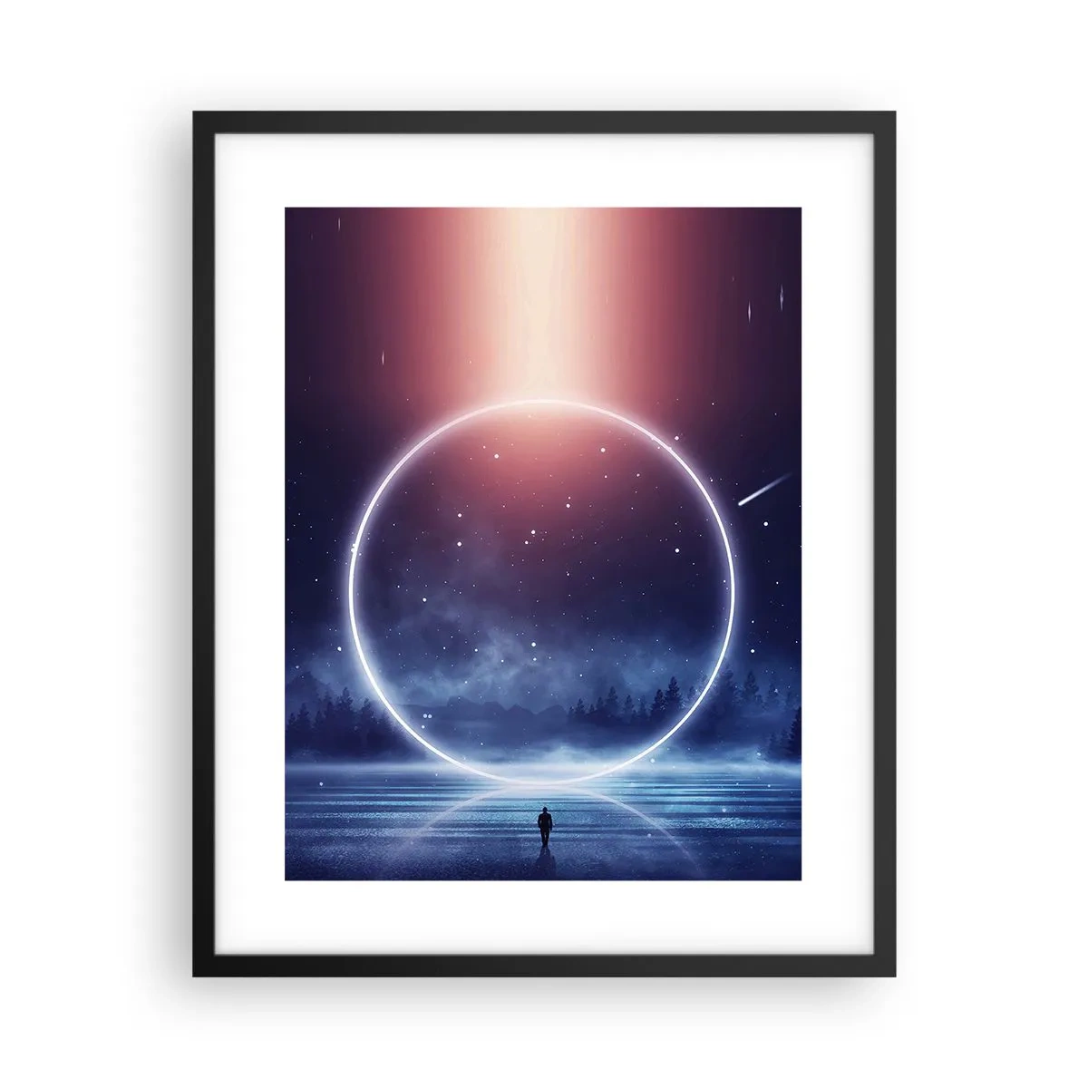 Plakat i sort ramme - De er allerede her... - 40x50 cm