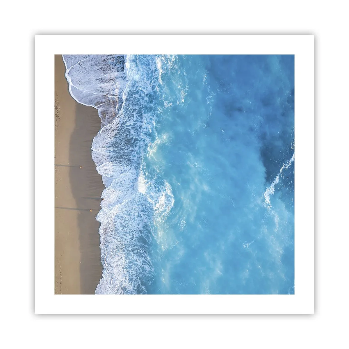 Plakat - Den blå kraft - 50x50 cm