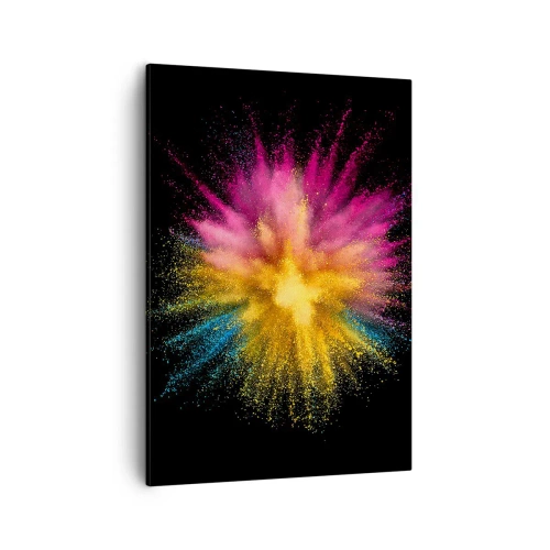 Lærredstryk - Billede på lærred - Farvernes fødsel - 50x70 cm