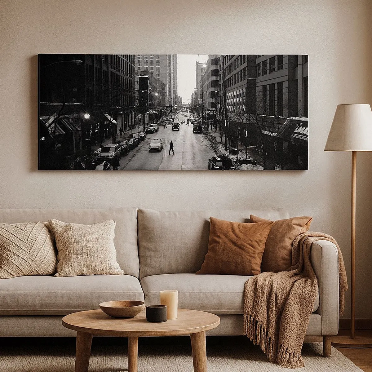 Lærredstryk - Billede på lærred - Endnu en dag som hver dag - 100x40 cm