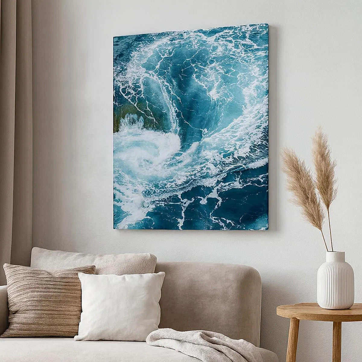 Lærredstryk - Billede på lærred - Porten til jordens indre - 30x30 cm