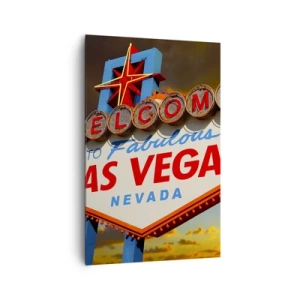 Lærredstryk - Billede på lærred - For et smil fra skæbnen - 80x120 cm