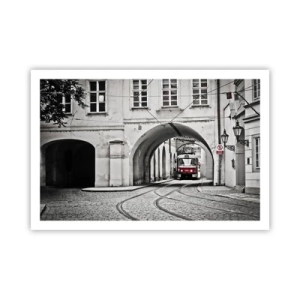 Plakat - Gennem byens labyrint - 91x61 cm