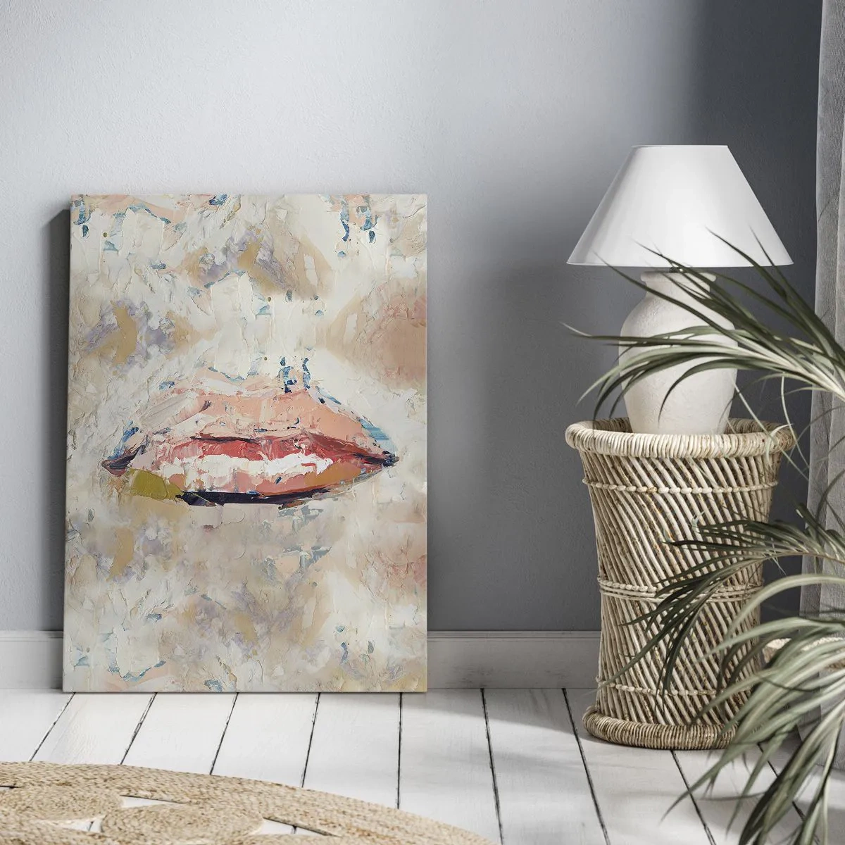 Lærredstryk - Billede på lærred - Vækker sanserne - 55x100 cm