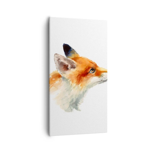 Lærredstryk - Billede på lærred - Man kan aldrig være for forsigtig - 55x100 cm