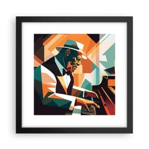 Plakat i sort ramme - Alt det jazz - 30x30 cm