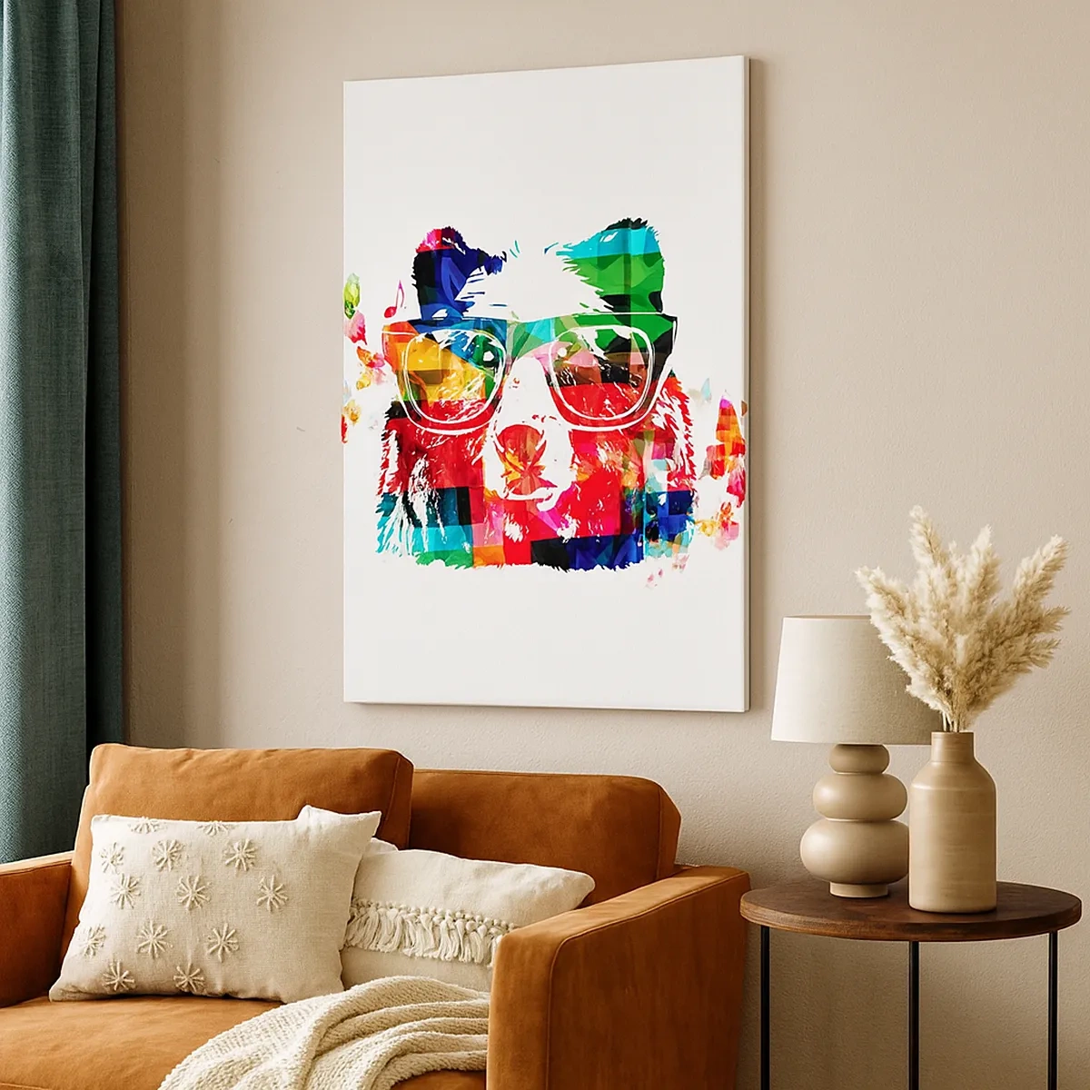 Lærredstryk - Billede på lærred - Jeg elsker det! - 50x70 cm