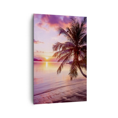 Lærredstryk - Billede på lærred - Lyksalighed hele vejen til horisonten - 80x120 cm