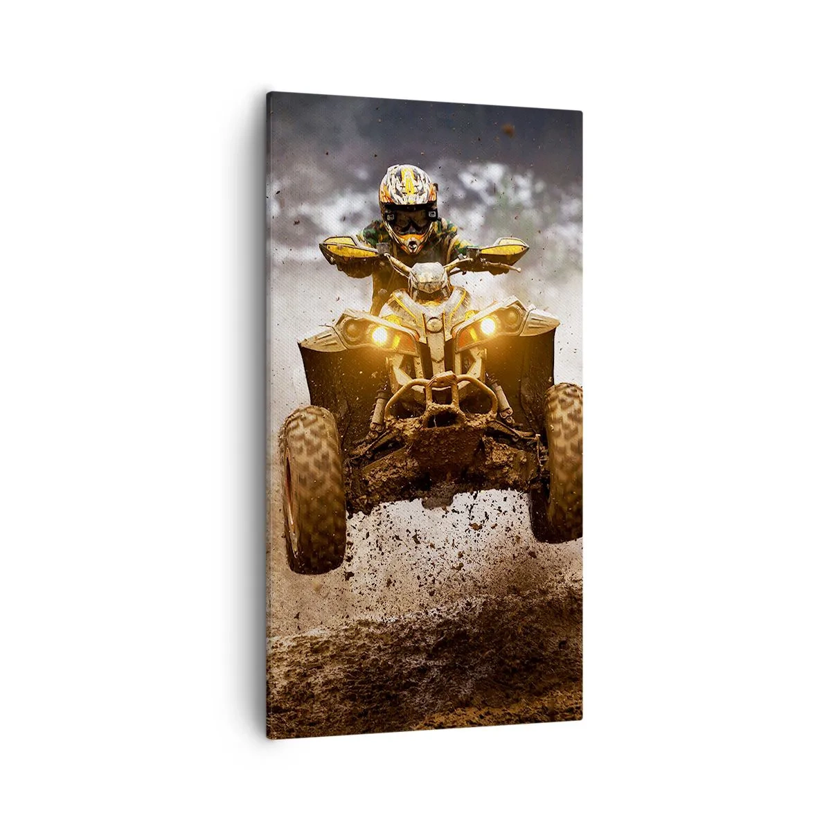 Lærredstryk - Billede på lærred - No risk no fun - 55x100 cm