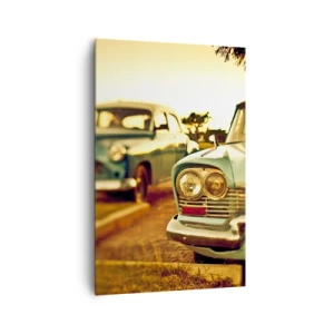 Lærredstryk - Billede på lærred - Vi må vente og se - 80x120 cm