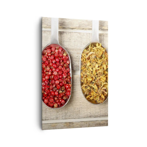 Lærredstryk - Billede på lærred - Magi i køkkenet - 80x120 cm