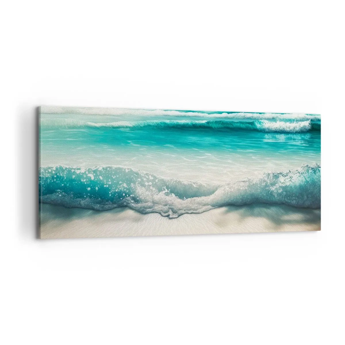Lærredstryk - Billede på lærred - Havets ro - 120x50 cm