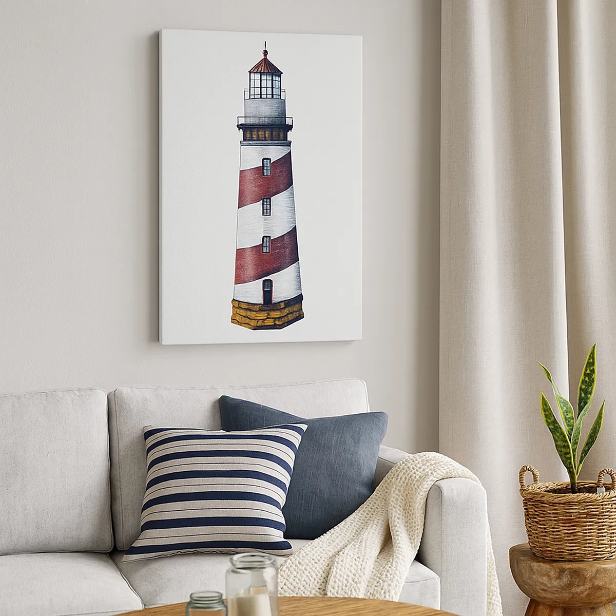 Lærredstryk - Billede på lærred - Altid på vagt - 50x70 cm