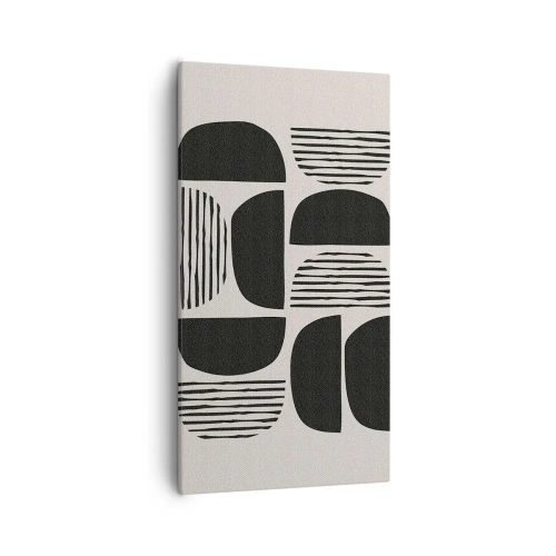 Lærredstryk - Billede på lærred - Halvhjertede arrangementer - 55x100 cm