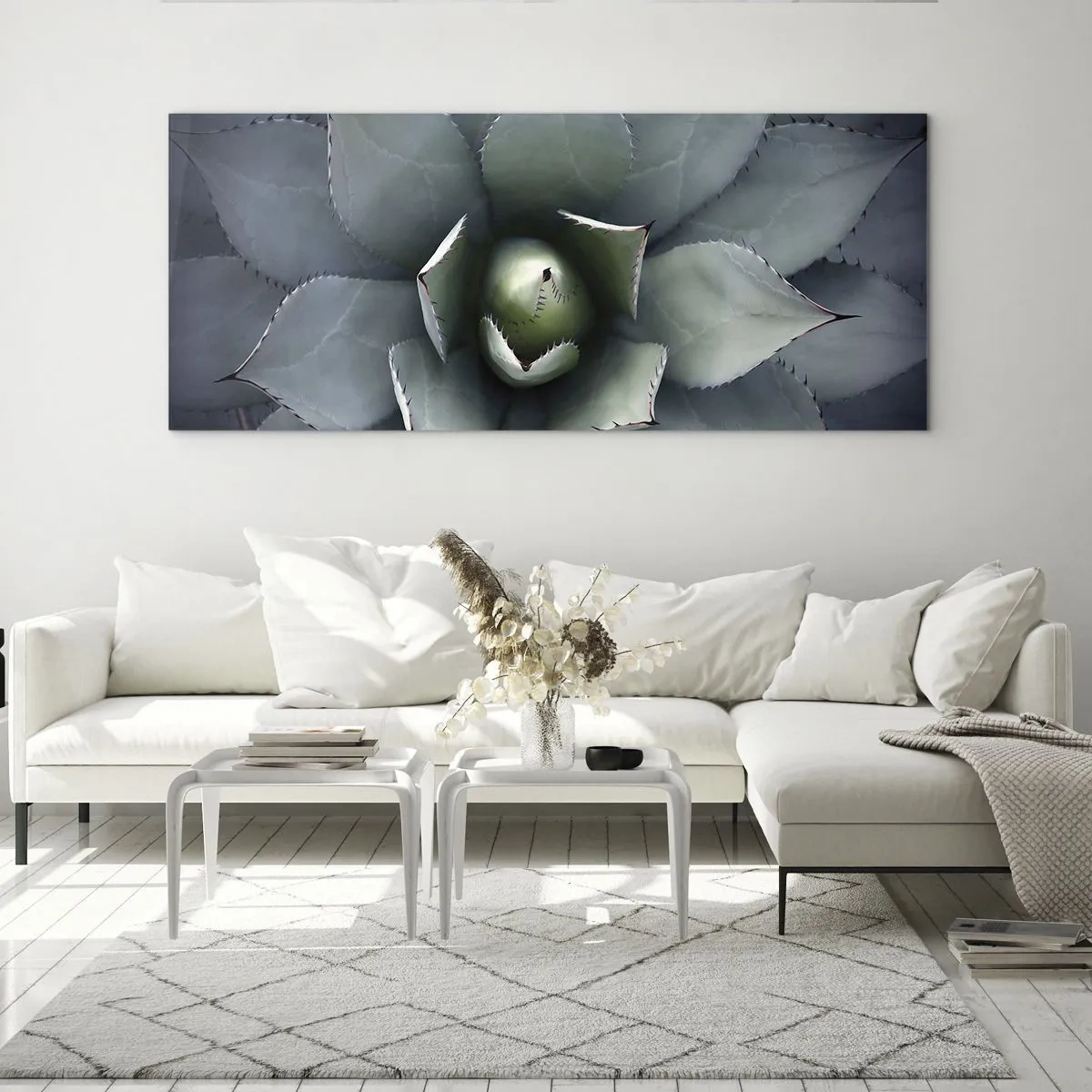 Billede på glas - Lokkemad og advarsler - 100x40 cm