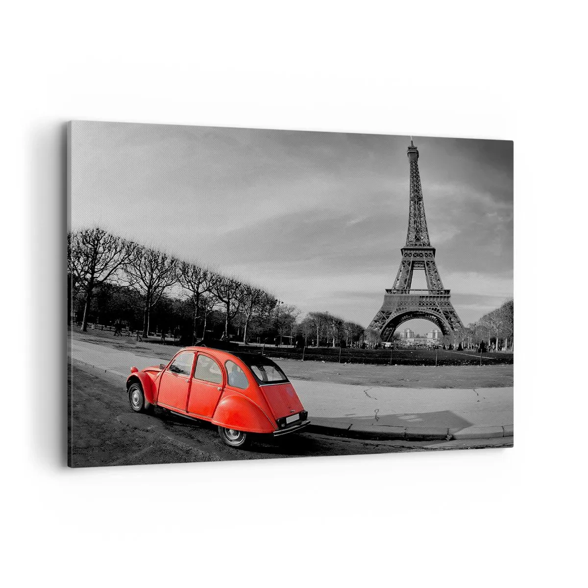 Lærredstryk - Billede på lærred - Mere parisisk end Paris selv - 100x70 cm
