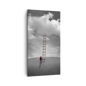 Lærredstryk - Billede på lærred - Alt er muligt - 55x100 cm