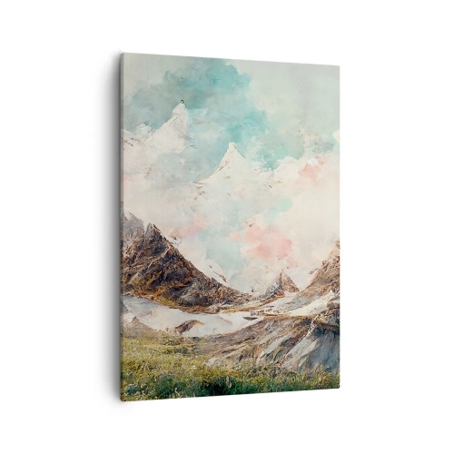 Lærredstryk - Billede på lærred - Stenede knive - 50x70 cm