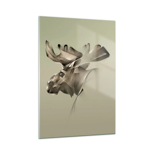 Billede på glas - Den blide kraft af ro - 50x70 cm