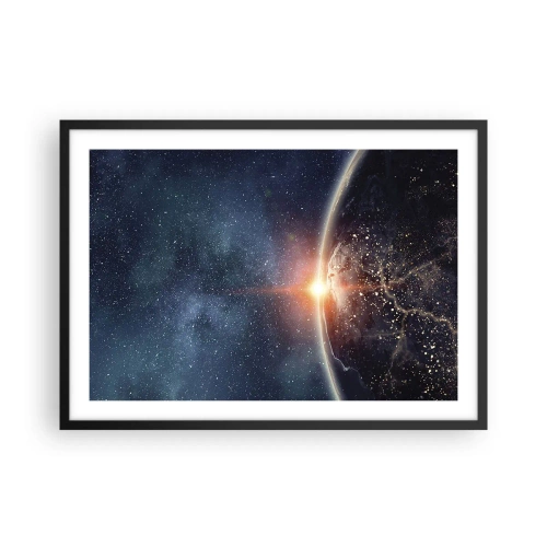 Plakat i sort ramme - I det nye perspektiv - 70x50 cm