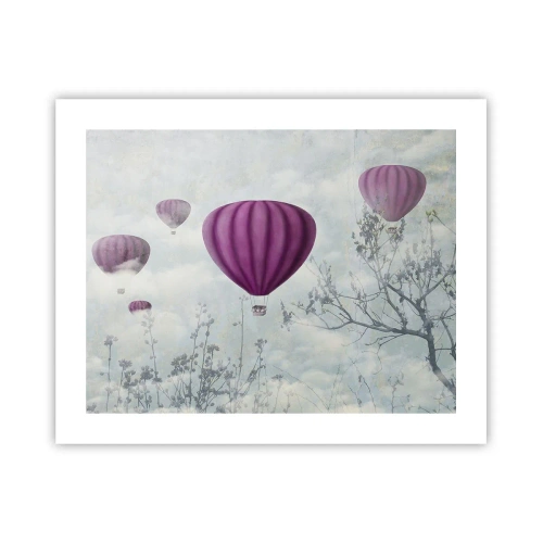 Plakat - Som skibe på himlen - 50x40 cm