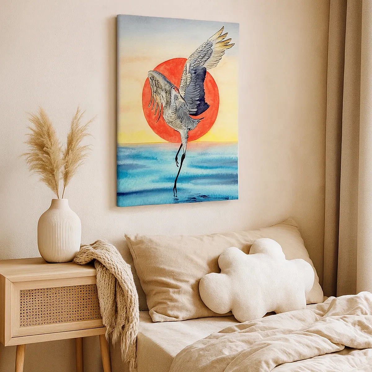 Lærredstryk - Billede på lærred - Tid til at gå tilbage - 50x70 cm