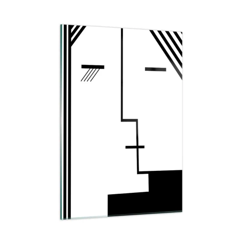 Billede på glas - Bare et kys - 50x70 cm