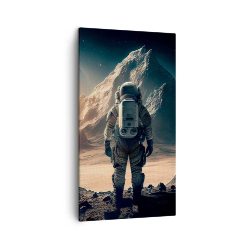 Lærredstryk - Billede på lærred - En ny udfordring - 45x80 cm