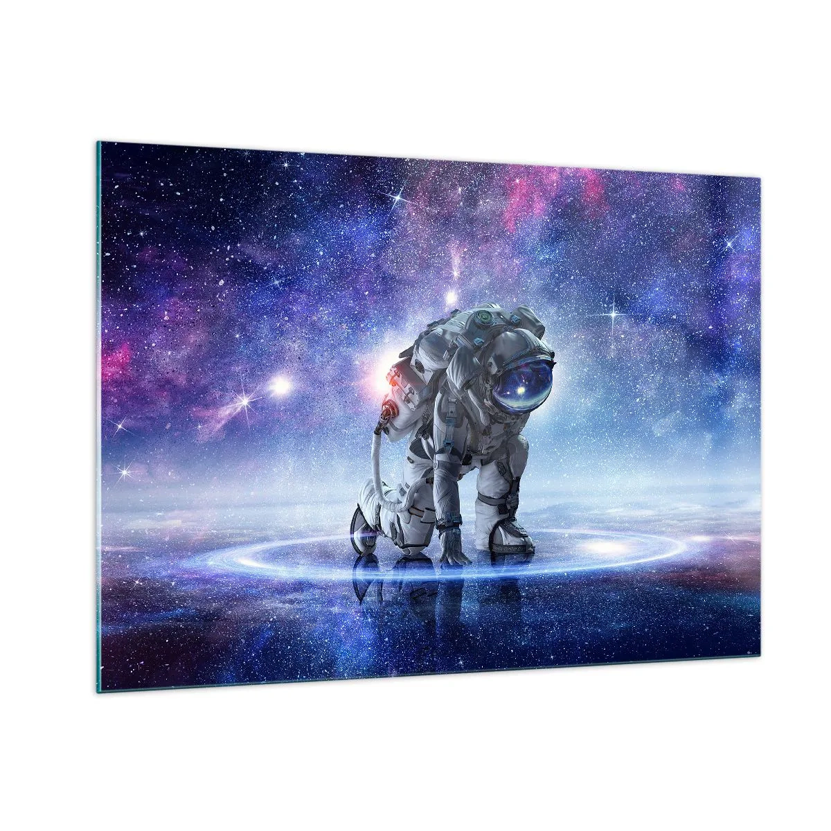 Billede på glas - Den stjerneklare himmel over mig - 100x70 cm