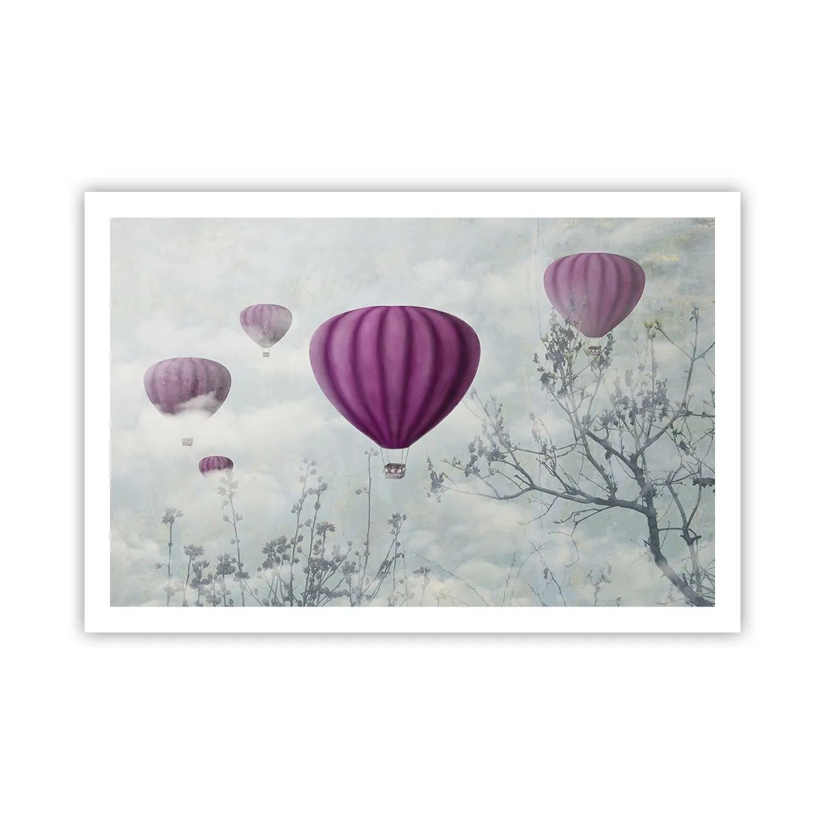 Plakat - Som skibe på himlen - 91x61 cm